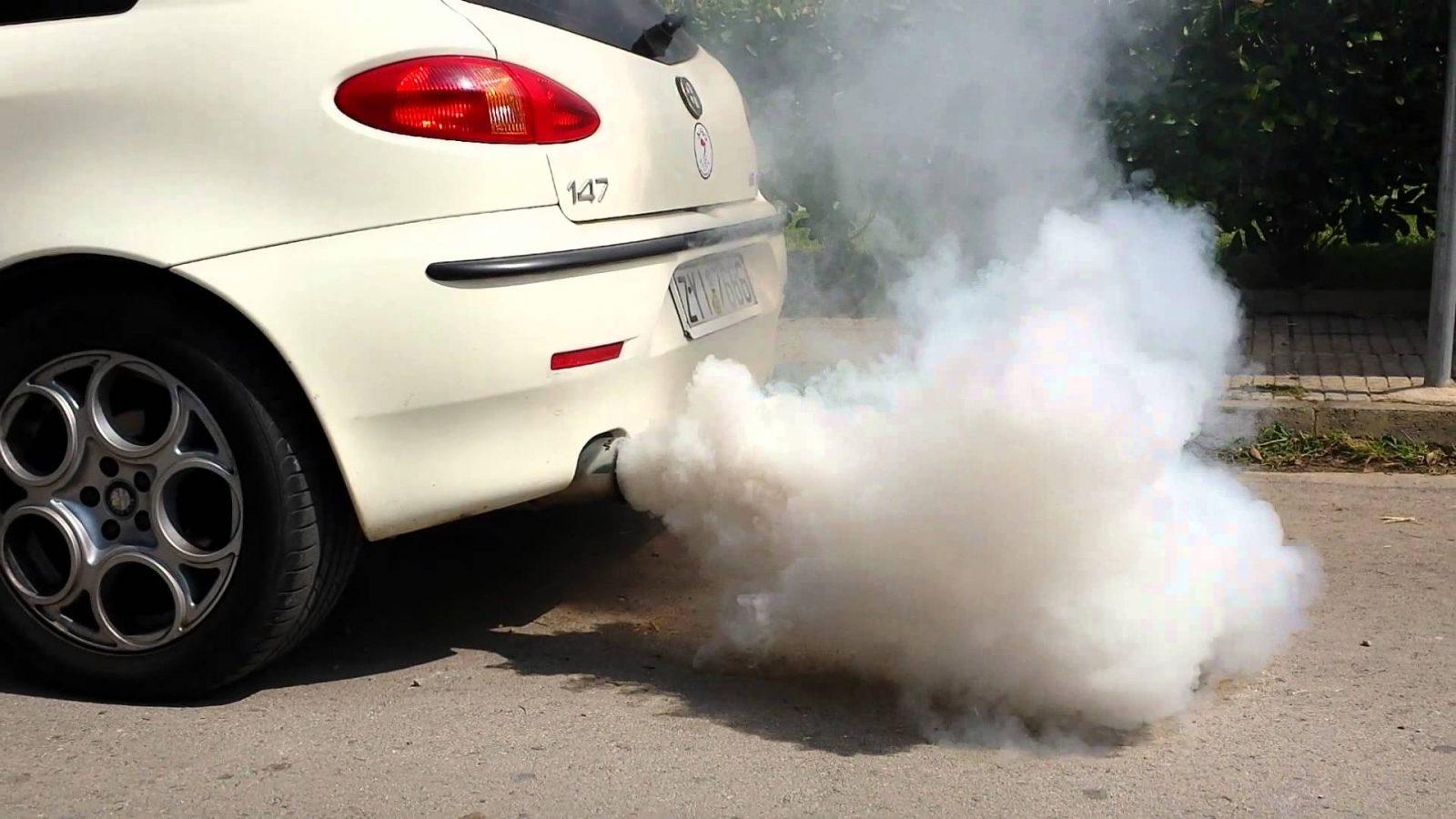 Why is my car blowing white smoke but not overheating?