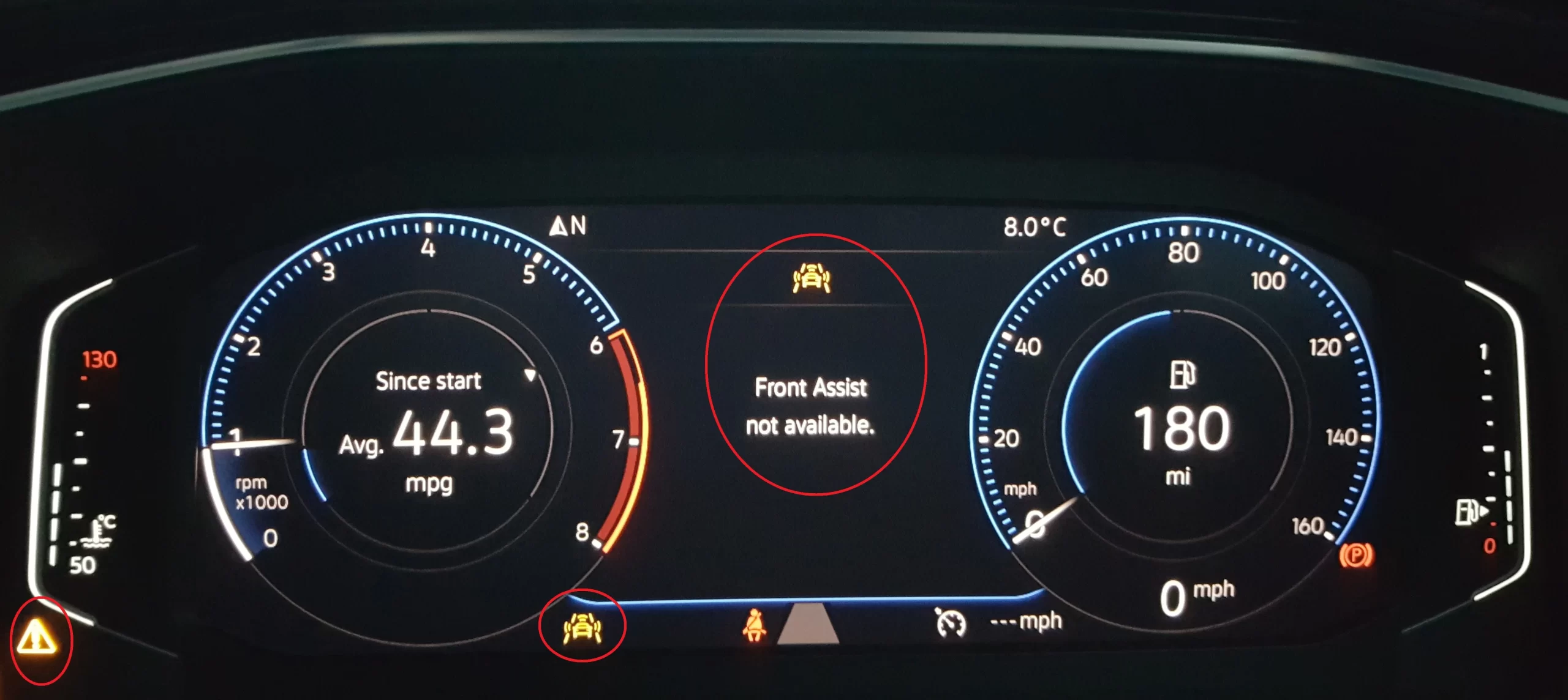 What Are The Reasons Why Front Assist Not Available In My Car?