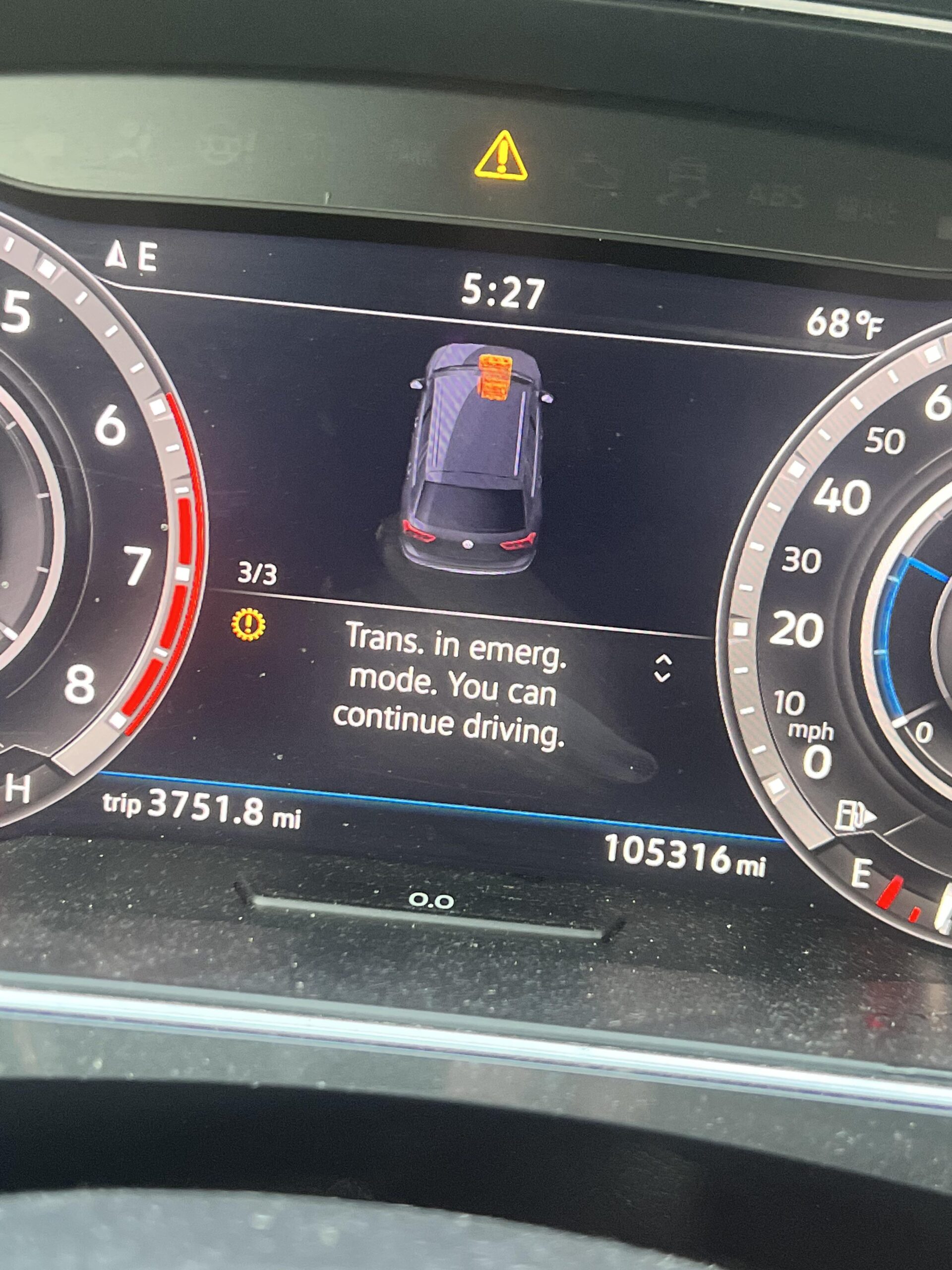 What Does Trans In Emergency Mode Tiguan Mean?