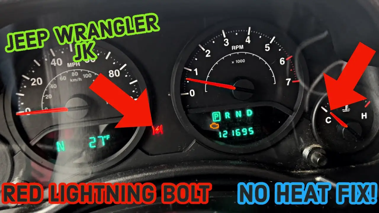 Red Lightning Bolt Jeep Won’t Start: Any Reasons To Freak Out!