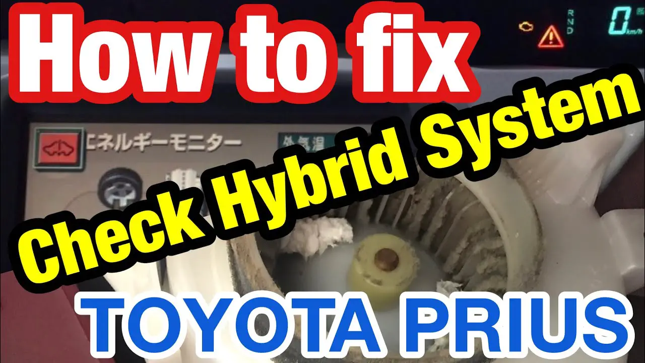 PRIUS Check Hybrid System Reset: A Step By Step Guide